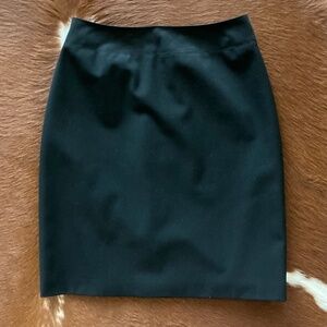 90s Talbot's Black Mid-Length Skirt